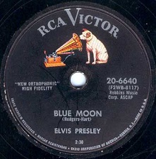 The King Elvis Presley, single78, RCA 20-6640, 1956, Blue Moon / Just Because