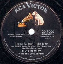 The King Elvis Presley, single78, RCA 20-7000, 1957, (Let Me Be Your) Teddy Bear / Loving You