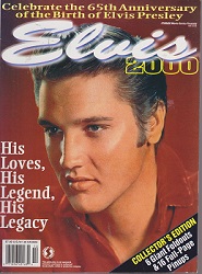 The King Elvis Presley, Front Cover, Book, 2000, Elvis 2000