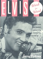 The King Elvis Presley, Front Cover, Book, 2000, Word for Word