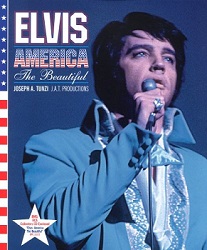 The King Elvis Presley, Front Cover, Book, 2001, elvis-presley-book-2001-america-the-beatiful