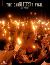 The King Elvis Presley, Front Cover, Book, 2017, The Candlelight Vigil - From The Graceland Archives