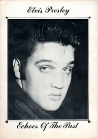 The King Elvis Presley, Front Cover, Book, 1976, Elvis Presley: Echoes of The Past