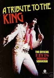 The King Elvis Presley, Front Cover, Book, 1977, A Tribute To The King