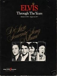 The King Elvis Presley, Front Cover, Book, 1977, Elvis Through The Years: De-luxe Souvenir Song Album