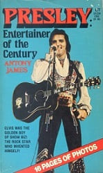 The King Elvis Presley, Front Cover, Book, 1977, Presley: Entertainer Of The Century