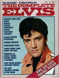 The King Elvis Presley, Front Cover, Book, 1977, The Complete Elvis