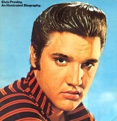 The King Elvis Presley, Front Cover, Book, 1979, Elvis Presley: An Illustrated Biography