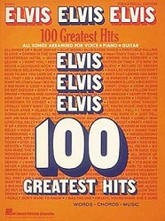 The King Elvis Presley, Front Cover, Book, 1981, Elvis, Elvis, Elvis: 100 Greatest Hits