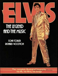 The King Elvis Presley, Front Cover, Book, 1983, Elvis: The Legend And The Music