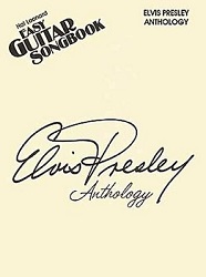 The King Elvis Presley, Front Cover, Book, 1984, Elvis Presley Anthology Easy Guitar Songbook