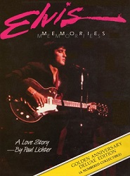 The King Elvis Presley, Front Cover, Book, 1985, Elvis Memories: A Love Story