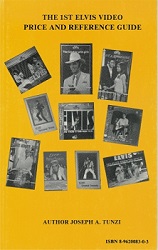 The King Elvis Presley, Front Cover, Book, 1988, The 1st Elvis Video Price Guide And Reference Guide