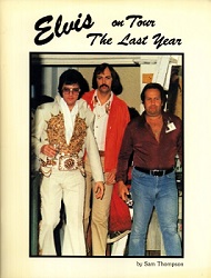 The King Elvis Presley, Front Cover, Book, 1992, Elvis On Tour The Last Year