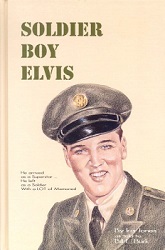 The King Elvis Presley, Front Cover, Book, 1992, Soldier Boy Elvis