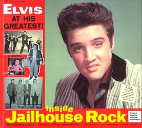 The King Elvis Presley, Front Cover, Book, 1994,Inside Jailhouse Rock