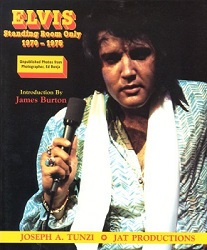 The King Elvis Presley, Front Cover, Book, 1994, Standing Room Only 1970-1975