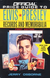The King Elvis Presley, Front Cover, Book, 1994,The Official Price Guide To Elvis Presley Records And Memorabilia