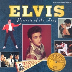 The King Elvis Presley, Front Cover, Book, 1995, Portrait Of The King