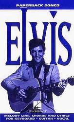 The King Elvis Presley, Front Cover, Book, 1997, Elvis Paperback Songs