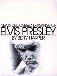 The King Elvis Presley, Front Cover, Book, 1997, Newly Discovered Drawings Of Elvis Presley