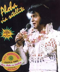 The King Elvis Presley, Front Cover, Book, 1998, Aloha Via Satellite