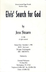 The King Elvis Presley, Front Cover, Book, 1998, Elvis' Search For God