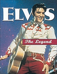 The King Elvis Presley, Front Cover, Book, 1998, Elvis The Legend