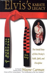 The King Elvis Presley, Front Cover, Book, 1998, Elvis's Karate Legacy