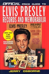The King Elvis Presley, Front Cover, Book, 1998, The Official Price Guide To Elvis Presley Records And Memorabilia