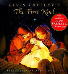The King Elvis Presley, Front Cover, Book, 1999, Elvis Presley's The First Noel