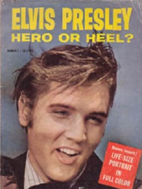 The King Elvis Presley, Front Cover, Book, 1957, Hero Or Heel