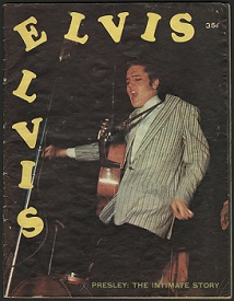 The King Elvis Presley, Front Cover, Book, 1957, The Intimate Story