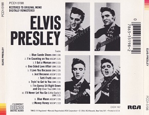 The King Elvis Presley, CD, pcd1-5198, 1984, Elvis Presley
