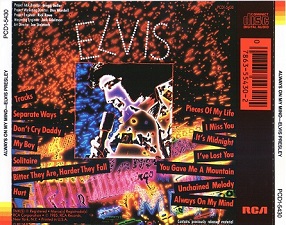 The King Elvis Presley, CD, pcd1-5430, 1985, EAlways On My Mind