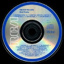 The King Elvis Presley, CD, 6383-2-R, 1987, The Top Ten Hits