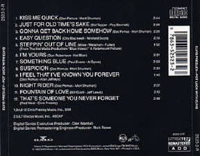 The King Elvis Presley, CD, RCA, 2523-2-R, 1988, Pot Luck