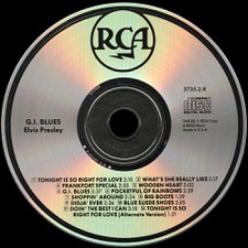 The King Elvis Presley, CD, RCA, 3735-2-R, 1988, G.I. Blues