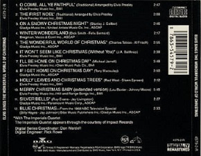 The King Elvis Presley, CD, RCA, 4579-2-R, 1988, The Wonderful World Of Christmas