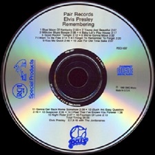 The King Elvis Presley, CD, PDC2-1037, 1988, Remembering