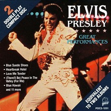 The King Elvis Presley, CD, PDC2-1251, 1990, Elvis Presley Great Performances