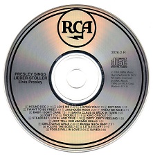 The King Elvis Presley, CD, 3026-2-R, 1991, Elvis Sings Leiber & Stoller
