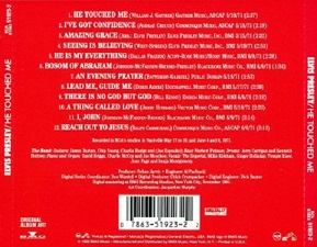 The King Elvis Presley, CD, RCA, 07863-51923-2, 1992, He Touched Me