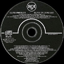 The King Elvis Presley, CD, RCA, 07863-52587-2, 1992, Elvis In Concert