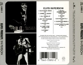 The King Elvis Presley, CD, RCA, 07863-53892-2, 1992, Elvis In Person At The International Hotel