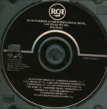 The King Elvis Presley, CD, RCA, 07863-53892-2, 1992, Elvis In Person At The International Hotel