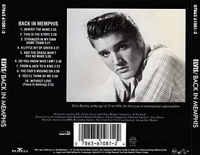 The King Elvis Presley, CD, RCA, 07863-61081-2, 1992, Back In Memphis