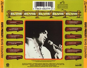 The King Elvis Presley, CD, RCA, 07863-66279-2, 1993, Elvis Country, I'm 10,000 Years Old