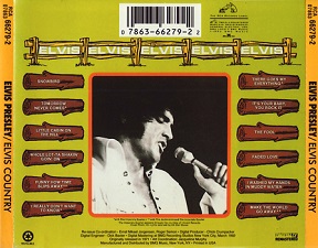 The King Elvis Presley, CD, RCA, 07863-66279-2, 1993, Elvis Country, I'm 10,000 Years Old