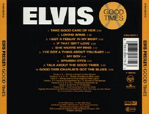 The King Elvis Presley, CD, RCA, 07863-50475-2, 1994, Good Times